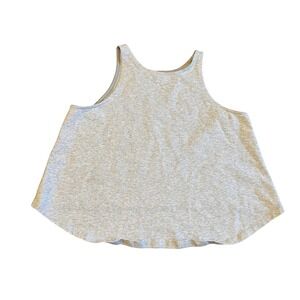 Lululemon Tank Top‎ High Low Hem Athletic Sleeveless Gray Large (pit to pit 19)